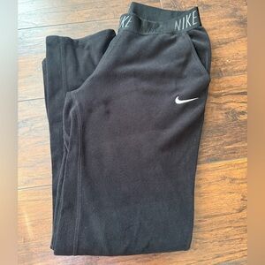 Nike Black Sweatpants with White Logo